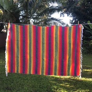 Sky & Arrow "Cake By The Ocean" cotton blanket